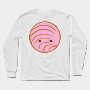 Pink Concha Pan Dulce (Mexican Sweet Bread) Long Sleeve T-Shirt